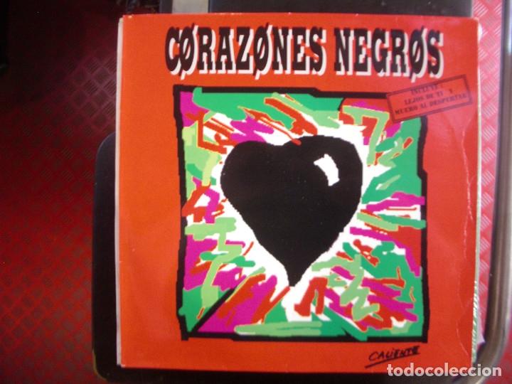 Discos de vinilo: CORAZONES NEGROS- CALIENTE. LP. - Foto 1