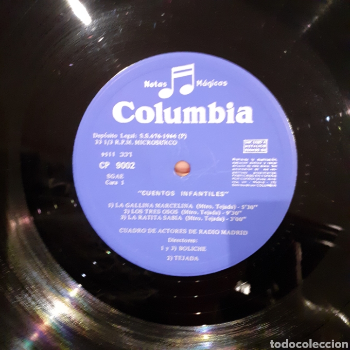 Discos de vinilo: Cuentos infantiles - Columbia ,disco n&uacute;mero 2 - Foto 4
