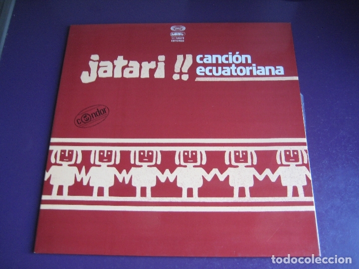 Disques de vinyle: Jatari LP MOVIEPLAY 1977 - Canci&oacute;n Ecuatoriana - FOLK SUDAMERICANO - SIN ESTRENAR