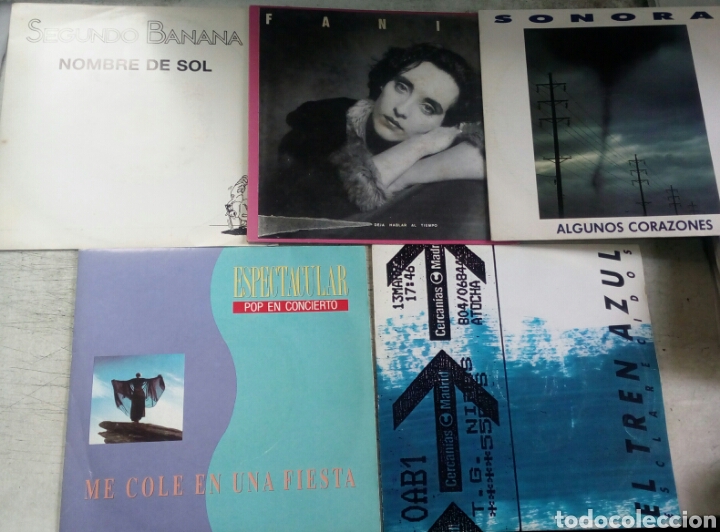 Discos de vinilo: LOTE 5 SINGLES POP A&Ntilde;OS 90 - Foto 1