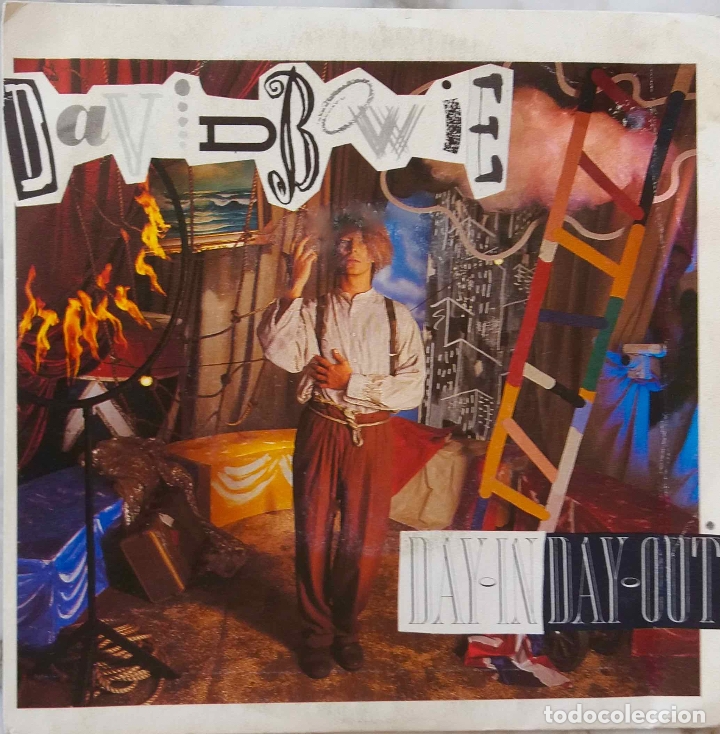 Discos de vinilo: DAVID BOWIE, DAY IN DAY OUT. SINGLE ESPA&Ntilde;A - Foto 1
