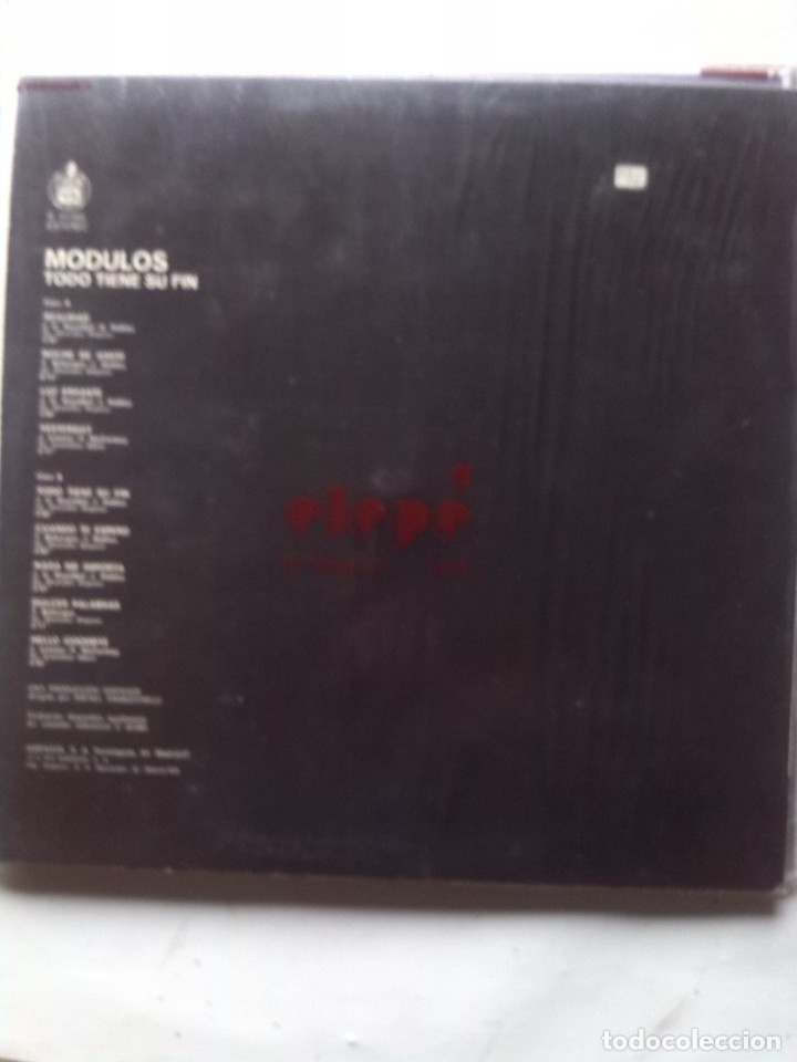 Discos de vinilo: MODULOS TODO TIENE SU FIN 1979 lp - Foto 2