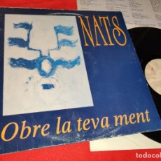 Discos de vinilo: NATS OBRE LA TEVA MENT LP 1992 DRO ROCK HEAVY CATALA. Lote 178352936