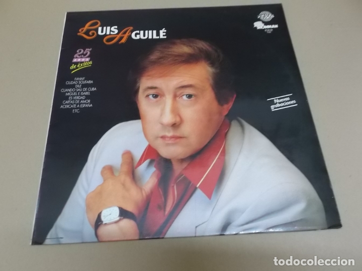 Discos de vinilo: LUIS AGUILE (LP) 25 A&Ntilde;OS DE EXITOS A&Ntilde;O &ndash; 1998 - Foto 1