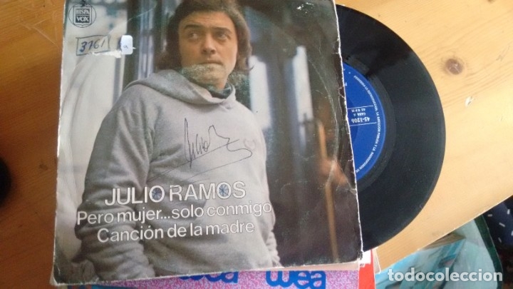 Discos de vinilo: SINGLE (VINILO) DE  JULIO RAMOS A&Ntilde;OS 70 - Foto 1