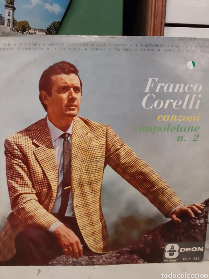 Discos de vinilo: Franco Corelli canzone n 2 Deon lo 423 - Foto 1
