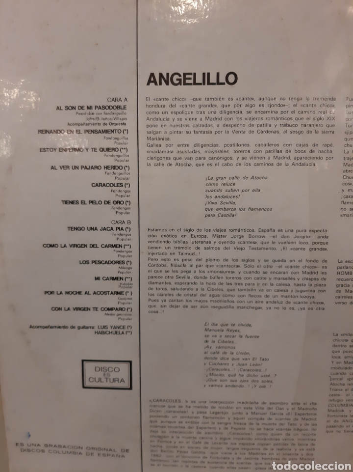 Discos de vinilo: Angelillo Palacio - Foto 2