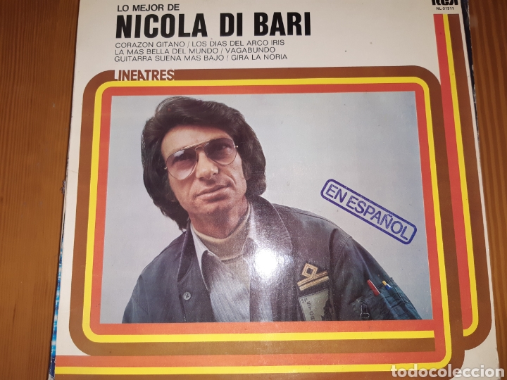 Discos de vinilo: Disco vinilo LP NICOLA DI BARI - Foto 1