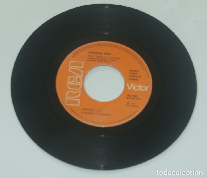 Discos de vinilo: DOCTOR POP - BARBACOA / DANZA DE MACGREGOR ( SINGLE ESPA&Ntilde;OL, RCA 1973 ) - Foto 3