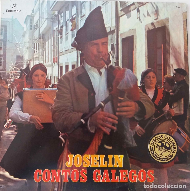 Discos de vinilo: JOSELIN, CONTOS GALEGOS. LP COMO NUEVO - Foto 1
