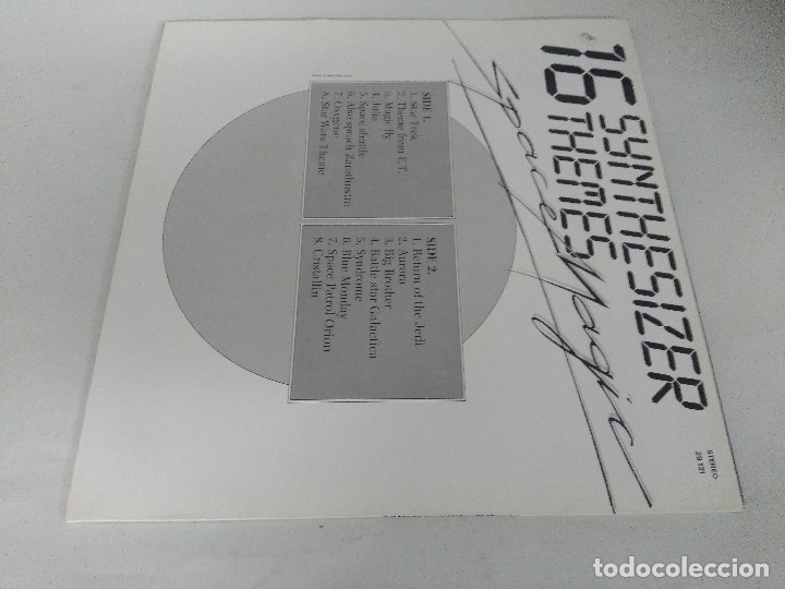 Discos de vinilo: VINILO/16 SYNTHESIZER TEMES/SPACE MAGIC. - Foto 2
