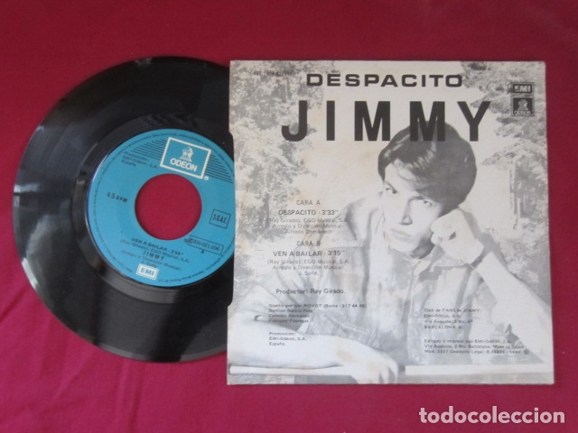 Discos de vinilo: JIMMY - DESPACITO - 45 RPM - Foto 2