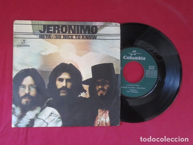 Discos de vinilo: JERONIMO - SO NICE TO KNOW - 45 RPM - Foto 1