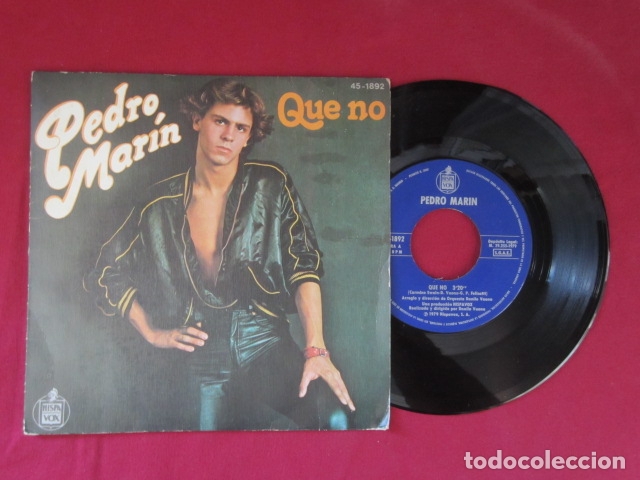 Discos de vinilo: PEDRO MARIN - QUE NO - 45 RPM - Foto 1