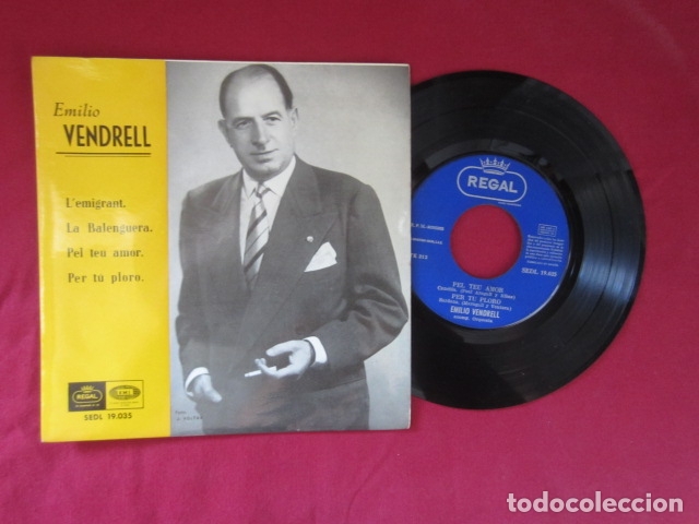 Discos de vinilo: EMILIO VENDRELL - 45 RPM - Foto 1