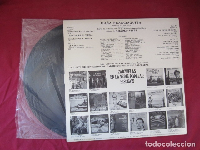Discos de vinilo: DO&Ntilde;A FRANCISQUITA - Foto 2