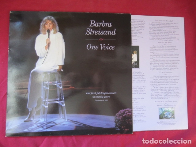 Discos de vinilo: BARBARA STREISAND - ONE VOICE - Foto 2