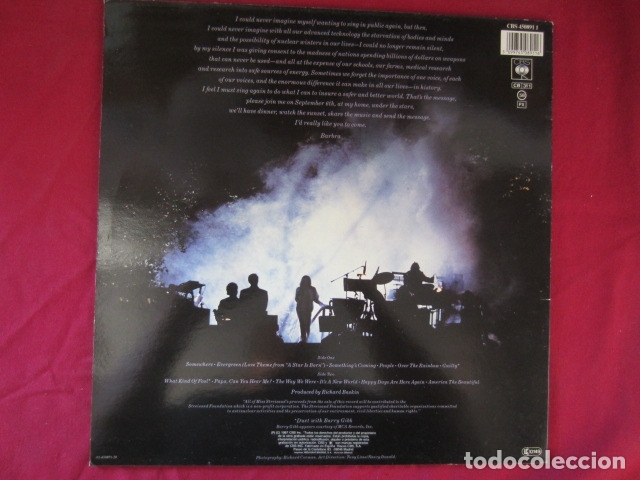 Discos de vinilo: BARBARA STREISAND - ONE VOICE - Foto 3