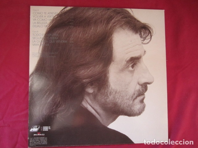 Discos de vinilo: LUIS EDUARDO AUTE - SEGUNDOS FUERA - Foto 3