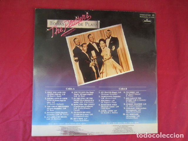 Discos de vinilo: THE PLATERS - BODAS DE PLATA - Foto 3