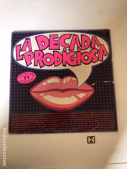 Discos de vinilo: LA D&Eacute;CADA PRODIGIOSA - Foto 1