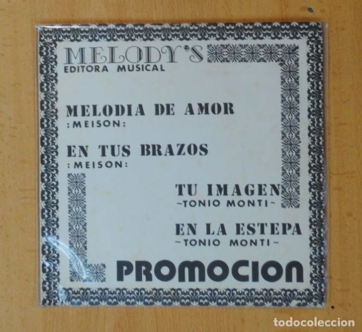 Discos de vinilo: MELODY&acute;S EDITORA MUSICAL - MELODIA DE AMOR + 3 - EP - Foto 1