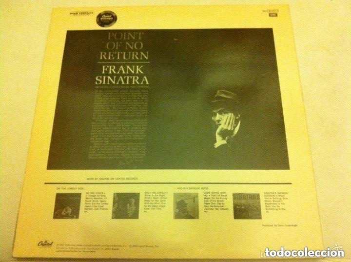 Discos de vinilo: frank sinatra - point of no return (1985)- nuevo - Foto 2