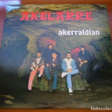 Discos de vinilo: AKELARRE AKERRALDIAN (ELKAR ELK-290 - SPAIN 1991) PROG ROCK VASCO LP. Lote 178658766