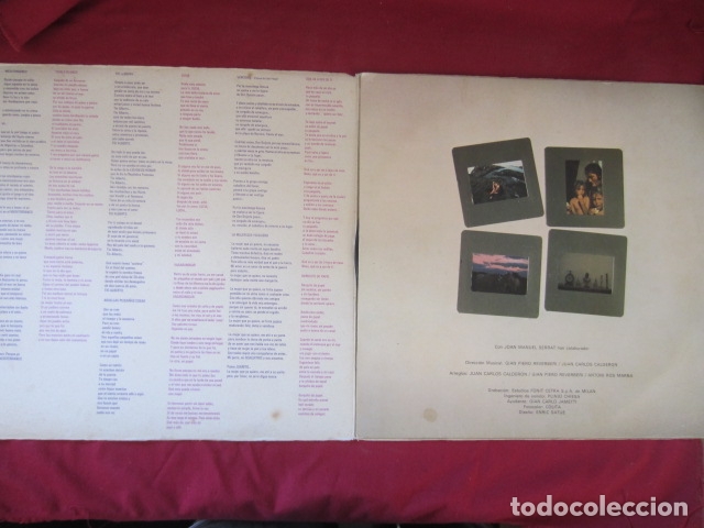 Discos de vinilo: JOAN MANUEL SERRAT - MEDITERRANEO - Foto 2