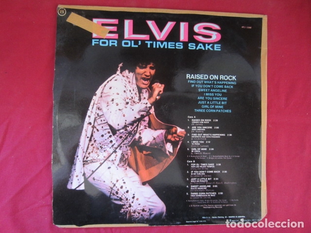 Discos de vinilo: ELVIS - FRAISED ON ROCK - Foto 3