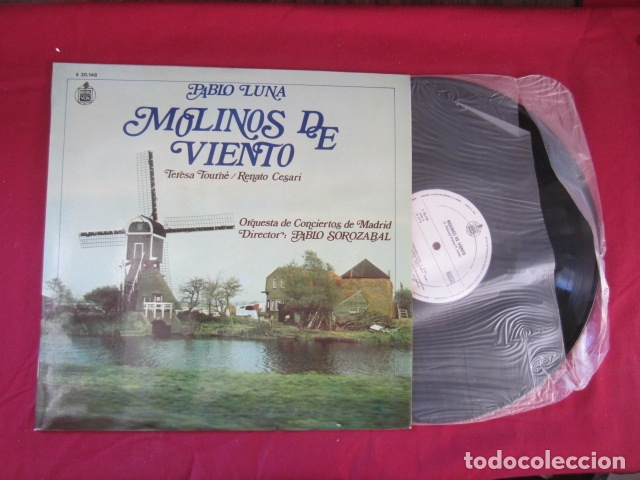 Discos de vinilo: PABLO LUNA - MOLINOS DE VIENTO - Foto 2