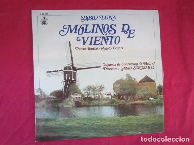 Discos de vinilo: PABLO LUNA - MOLINOS DE VIENTO - Foto 1