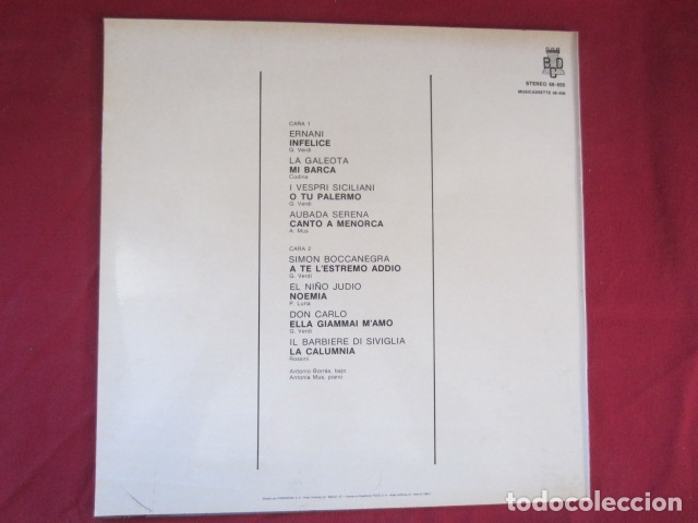Discos de vinilo: ANTONIO BORRAS - Foto 3