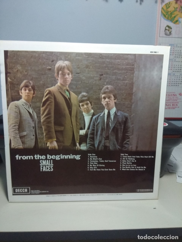 Discos de vinilo: LP SMALL FACES : FROM THE BEGINNING ( NUEVO, SIN USO ) - Foto 2