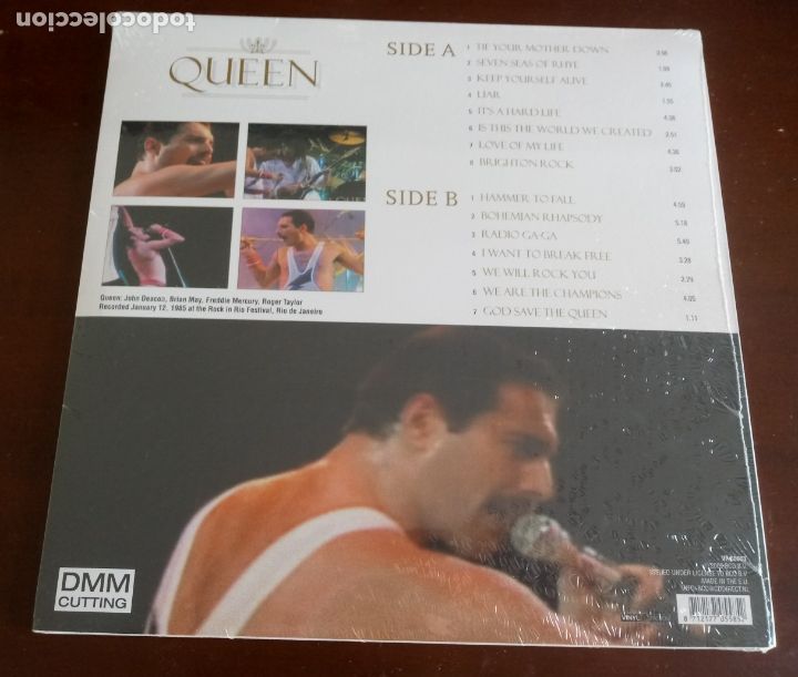 Discos de vinilo: QUEEN - ROCK YOU FROM RIO - LP - NUEVO - Foto 2