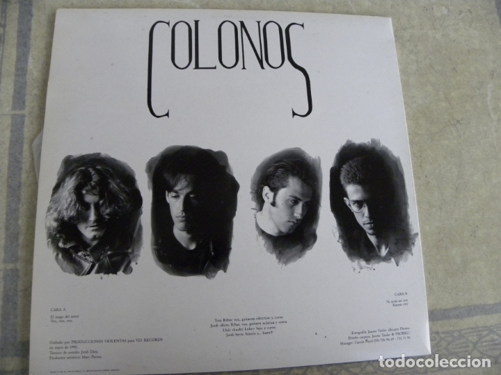 Discos de vinilo: COLONOS - LP 1990 -BUEN ESTADO - Foto 2