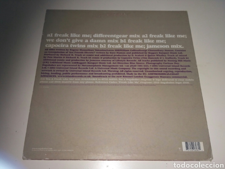 Discos de vinilo: Sugababes - Freak Like Me - Foto 2