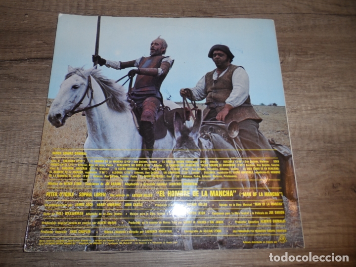 Discos de vinilo: MITCH LEIGH - EL HOMBRE DE LA MANCHA B.S.O. - Foto 3