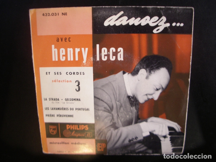 Discos de vinilo: HENRY LECA ET SES CORDES- 3. EP. - Foto 1