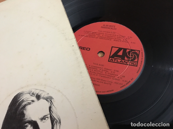 Discos de vinilo: ALAN WHITE ( RAMSHACKLED) LP ESPA&Ntilde;A 1976 (B-7) - Foto 2