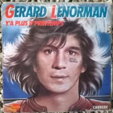 Discos de vinilo: GERARD LENORMAN. Y'A PLUS D'PRINTEMPS. BOULEVARD DE L'OCEAN. CARRERE, FRANCE 1980 SINGLE. Lote 178836406