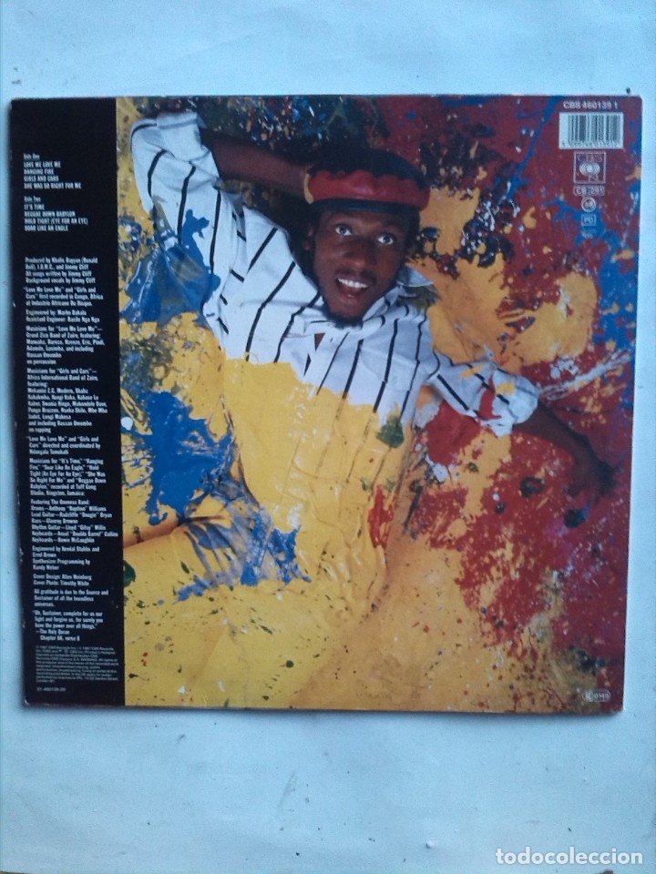 Discos de vinilo: JIMMY CLIFF HANGING FIRE - Foto 2