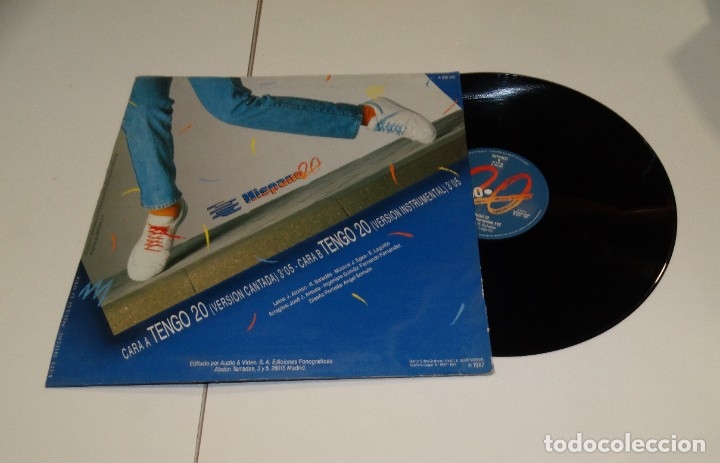 Discos de vinilo: TENGO 20 MAXI SINGLE 1987-C - Foto 2