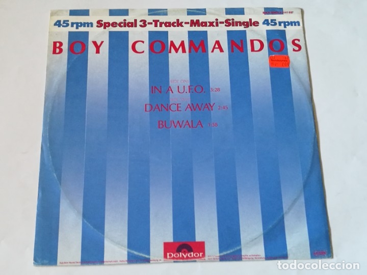 Discos de vinilo: Boy Commandos - In A U.F.O. - 1982 - Foto 2