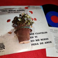 Discos de vinilo: MARCIAL GUAREÑO MIS CLAVELES/EN TI/NO ME MIRES/PENA DE AMOR 7'' EP 19? LUYTOM PROMO. Lote 178977486