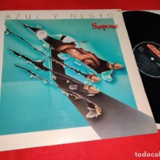 Discos de vinilo: AZUL Y NEGRO SUSPENSE LP 1984 MERCURY GATEFOLD SPAIN ESPAÑA. Lote 178988392