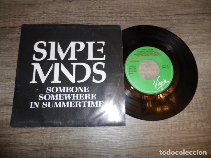 Discos de vinilo: SIMPLE MINDS - SOMEONE SOMEWHERE (PROMOCIONAL) - Foto 1
