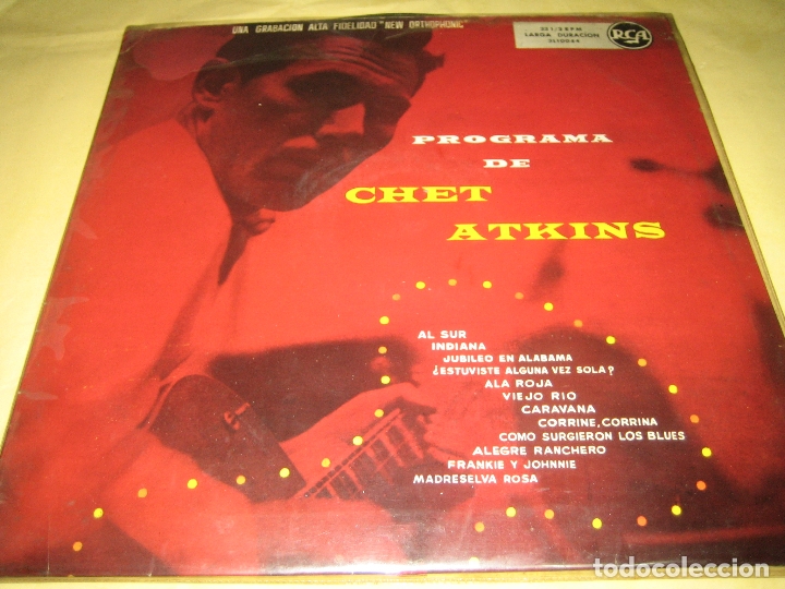 Discos de vinilo: CHET ATKINS - ED. ESPA&Ntilde;OLA 1958 - Foto 1