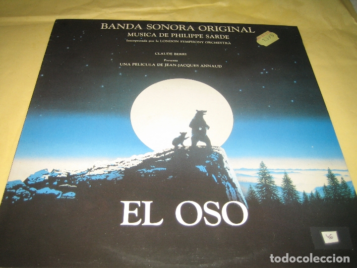 Discos de vinilo: PHILIPPE SARDE - EL OSO - ED. ESPA&Ntilde;OLA 1988 - Foto 1