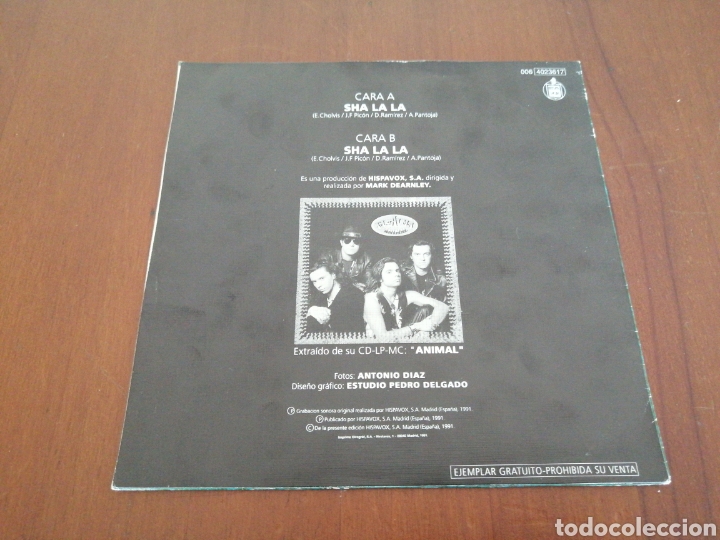 Discos de vinilo: EL ALMA SHA LA LA PROMO HISPAVOX 1991 - Foto 2